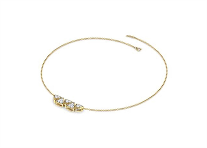 Gold Plated Fashion Triangle Bracelet